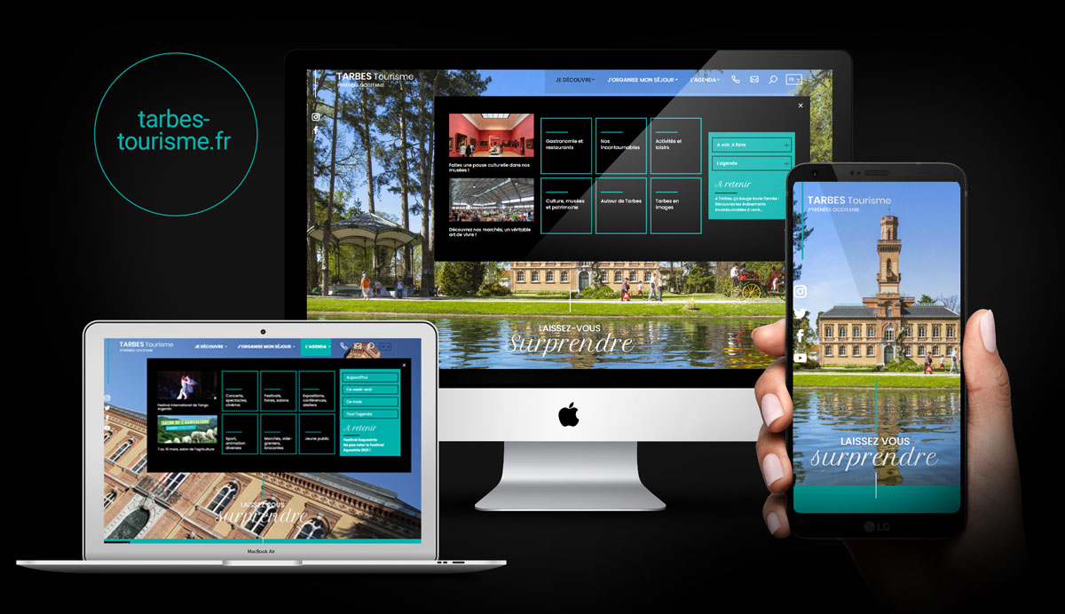 Office de Tourisme de Tarbes - Tarbes Tourisme - Développement du site internet WordPress