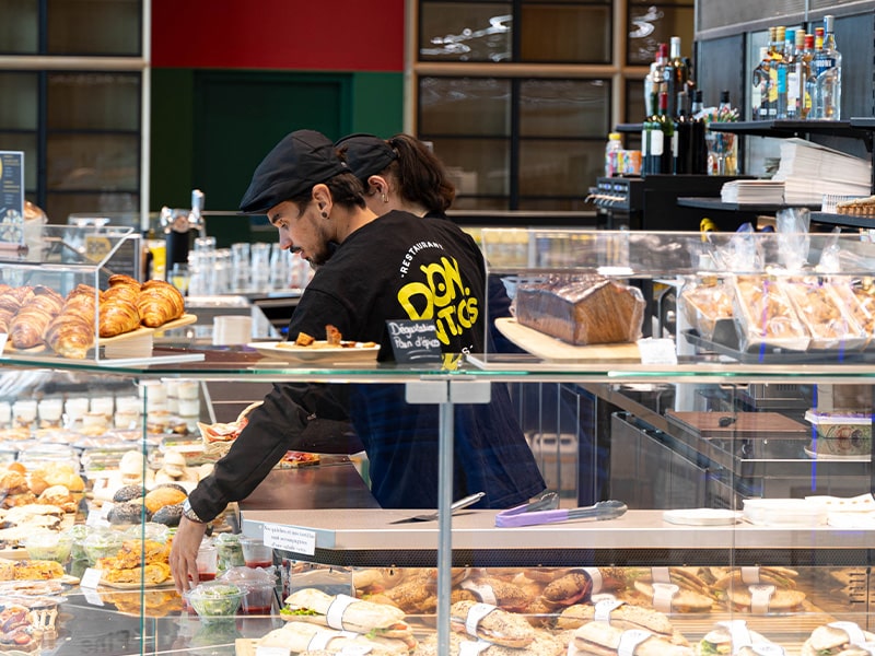 Logo, charte graphique et univers de marque - Don Pintxos. Bodega au Centre Meridien Leclerc. Tarbes