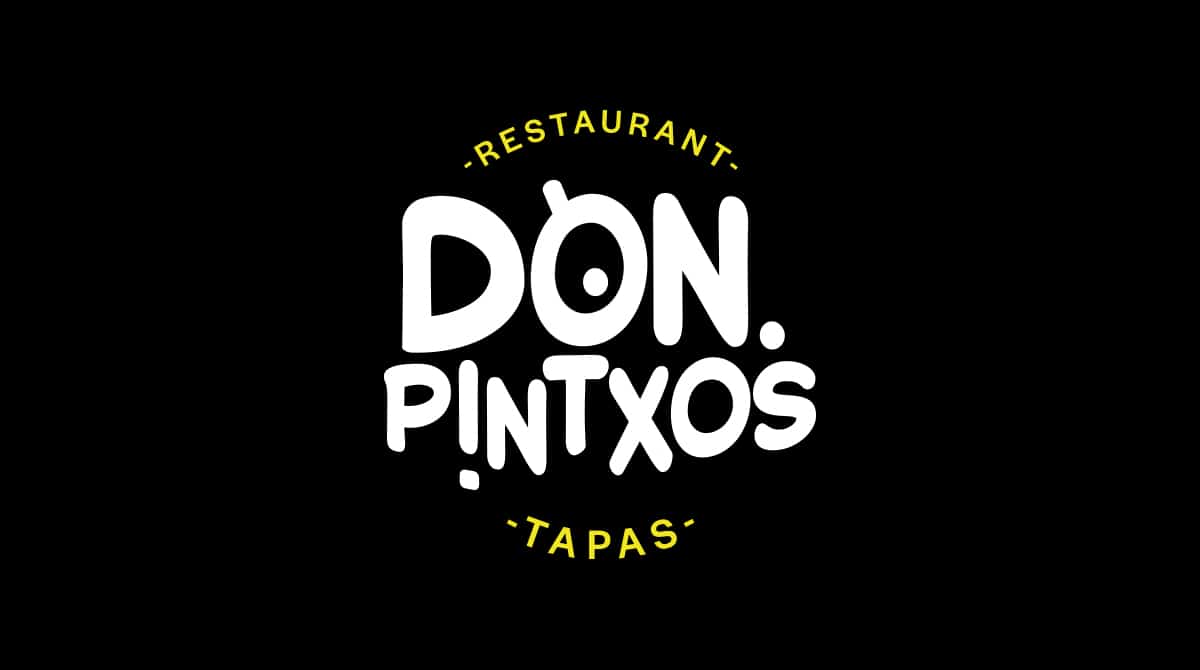 Logo, charte graphique et univers de marque - Don Pintxos. Bodega au Centre Meridien Leclerc. Tarbes