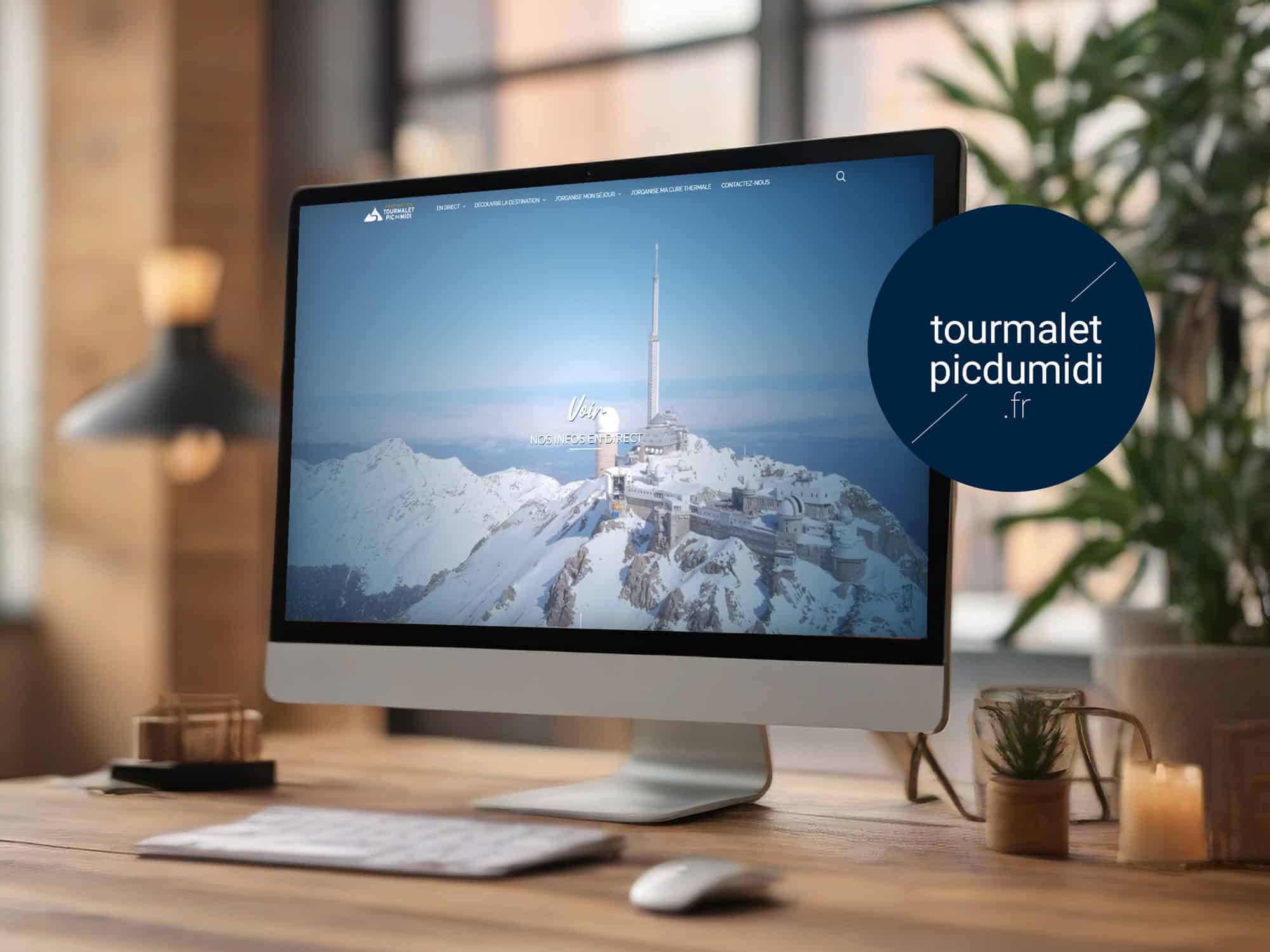 Conception et développement du site internet de l'Office de Tourisme Tourmalet Pic du Midi